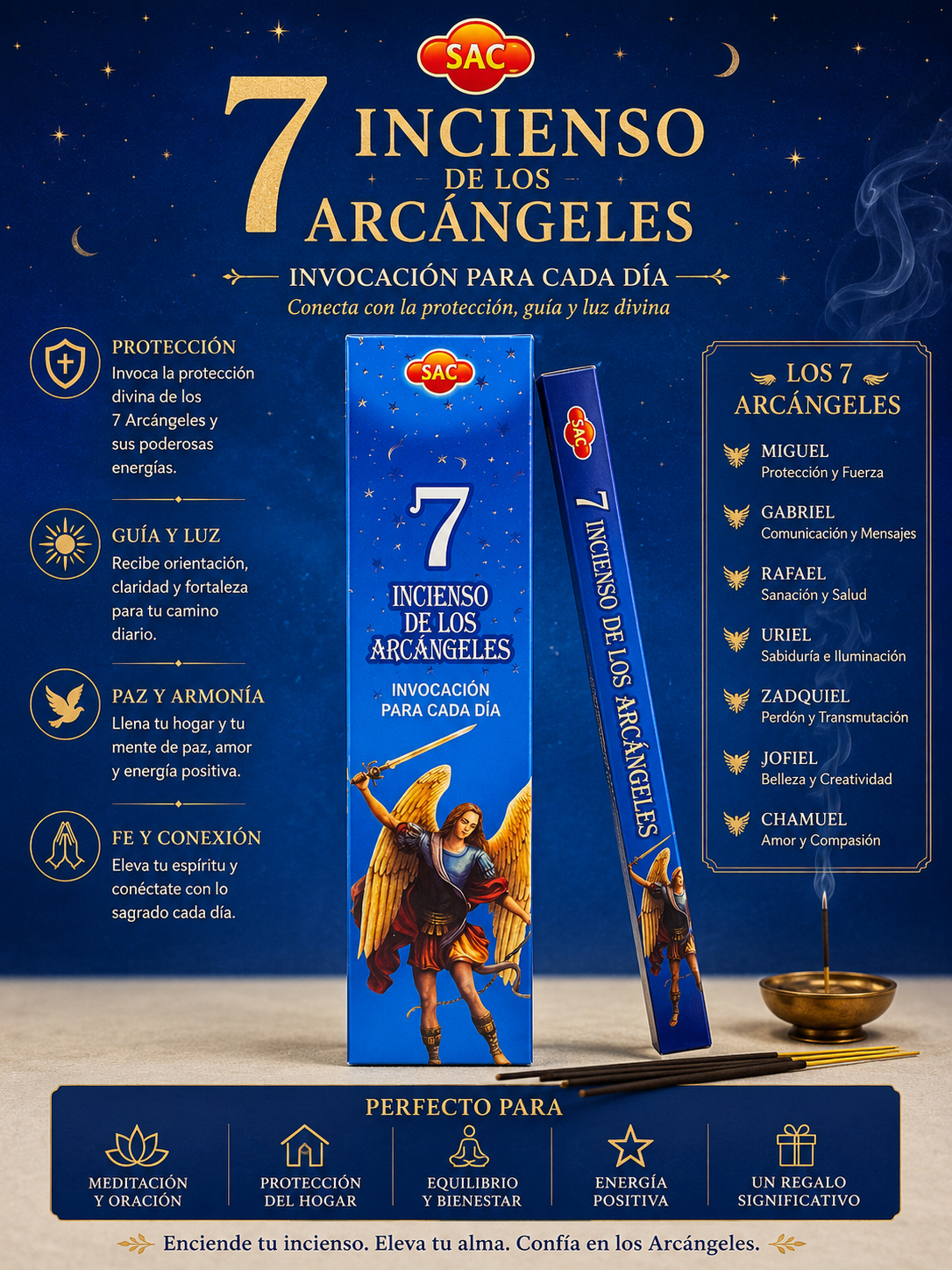 SAC Seven Archangels Incense Stick