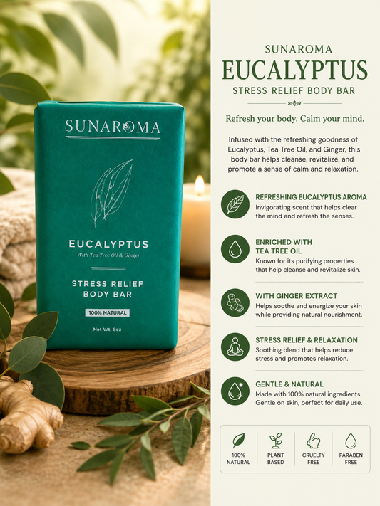 SUNAROMA Eucalyptus Body Bar
