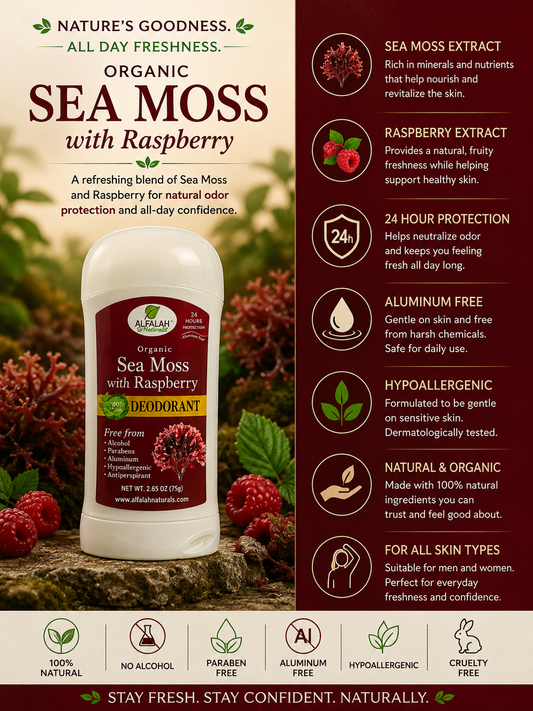 Sea Moss with Raspberry Deodorant