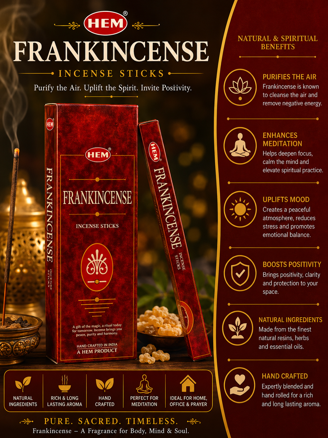 HEM Frankincense Incense