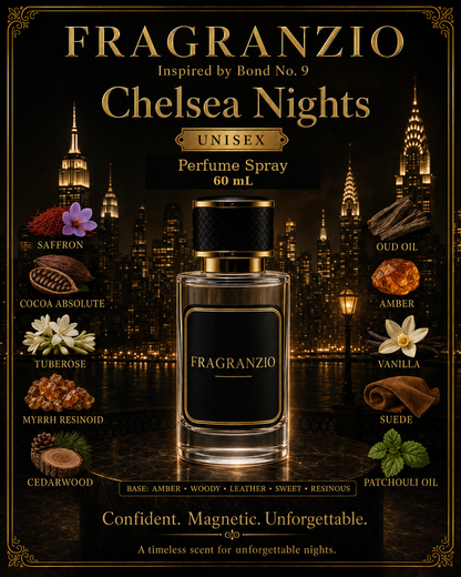 Fragranzio Perfume Spray inspired by Bond No. 9 Chelsea Nights, 60 mL