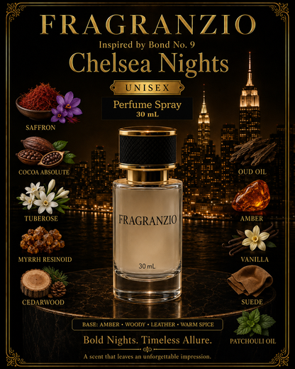 Fragranzio Perfume Spray inspired by Bond No. 9 Chelsea Nights, 30 mL