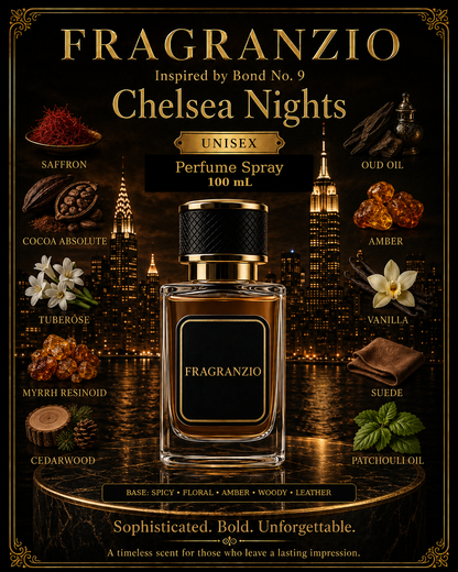 Fragranzio Perfume Spray inspired by Bond No. 9 Chelsea Nights, 100 mL