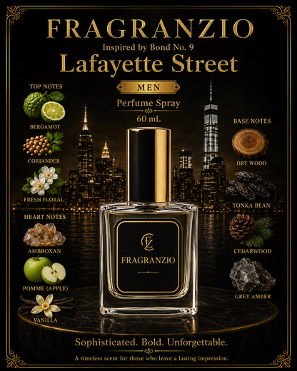 Fragranzio Perfume Spray inspired by Bond No. 9 Lafayette Street, 60 mL