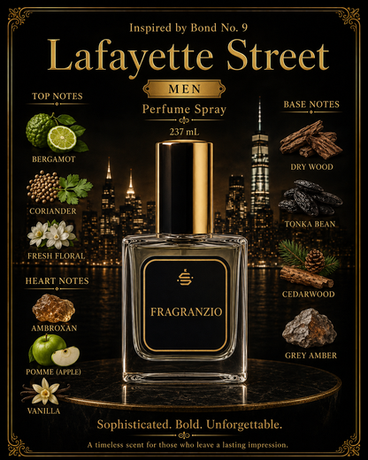 Fragranzio Perfume Spray inspired by Bond No. 9 Lafayette Street, 237 mL