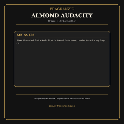Fragranzio Almond Audacity fragrance notes