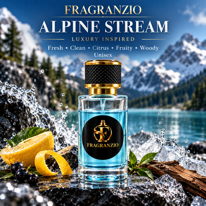 Fragranzio Alpine Stream luxury-inspired fragrance visual