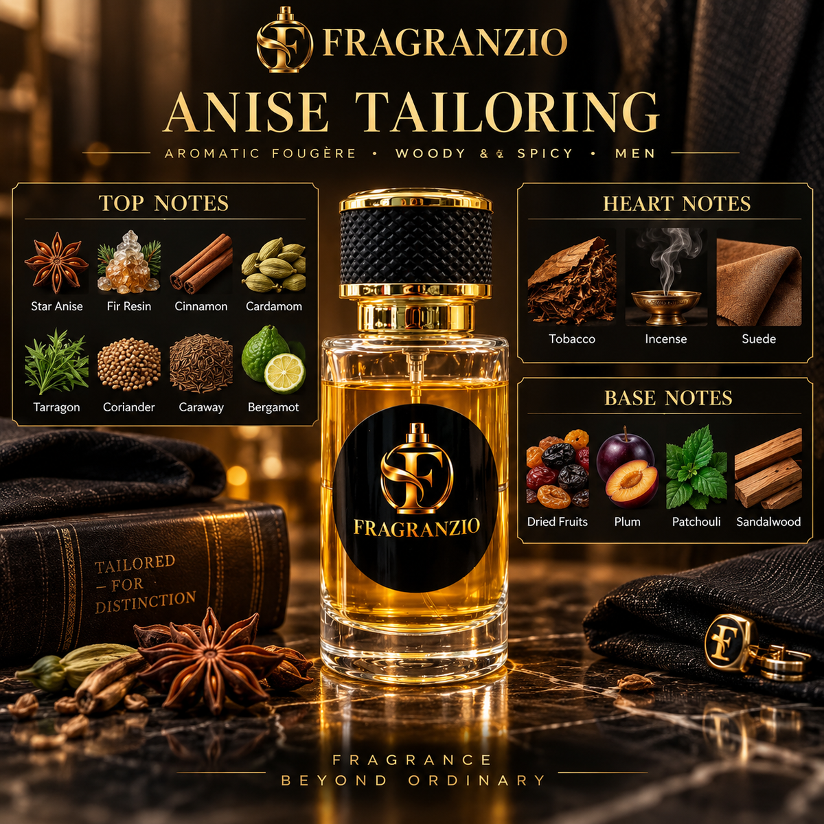 Fragranzio Anise Tailoring fragrance notes