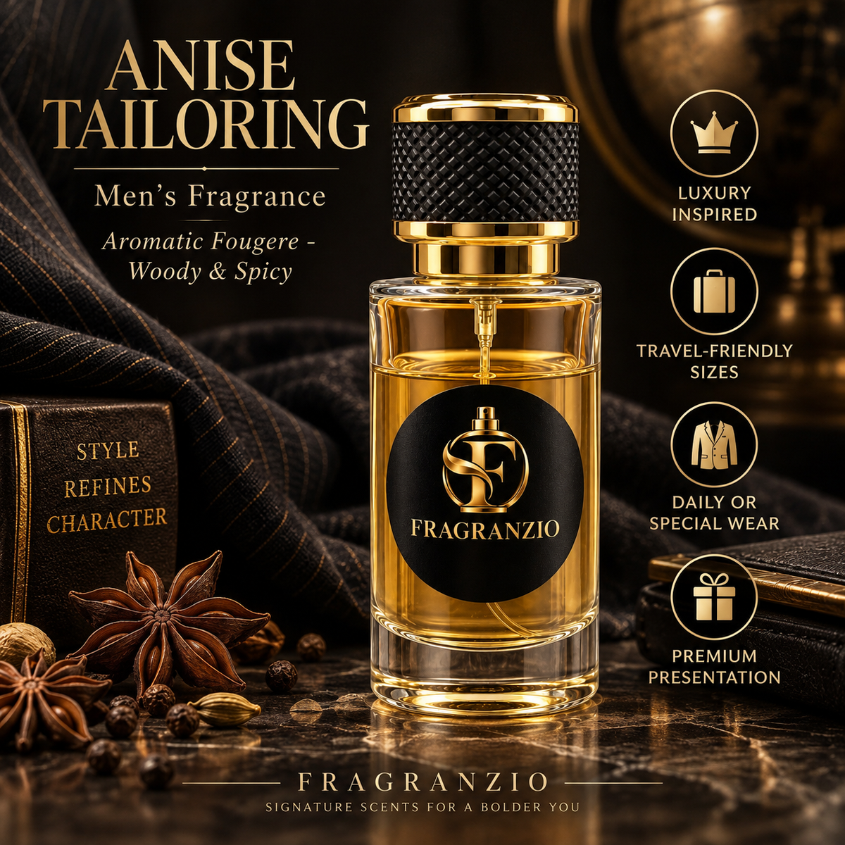 Fragranzio Anise Tailoring premium features