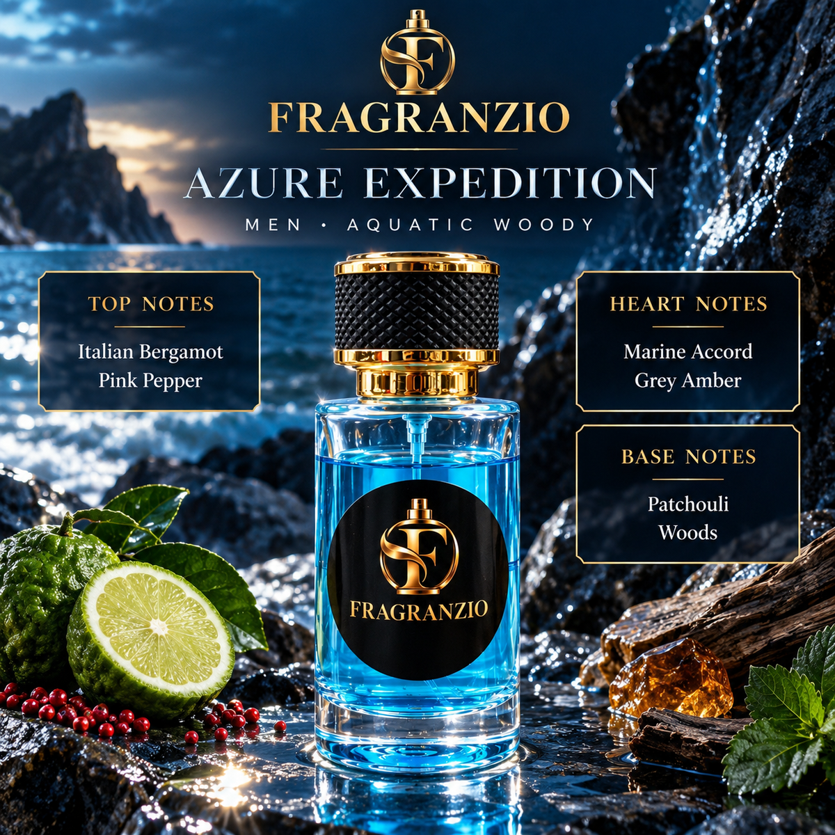 Fragranzio Azure Expedition fragrance notes