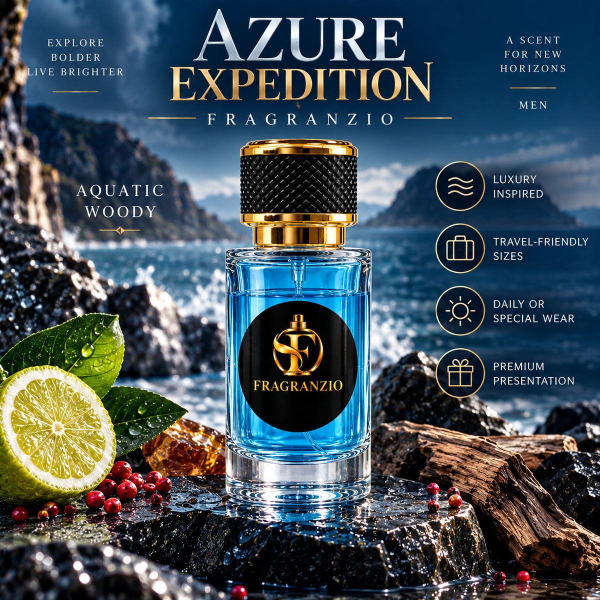 Fragranzio Azure Expedition premium features
