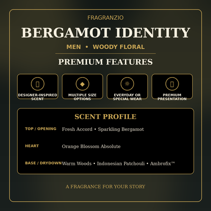 Fragranzio Bergamot Identity premium features