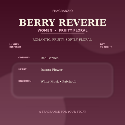 Fragranzio Berry Reverie luxury-inspired fragrance visual