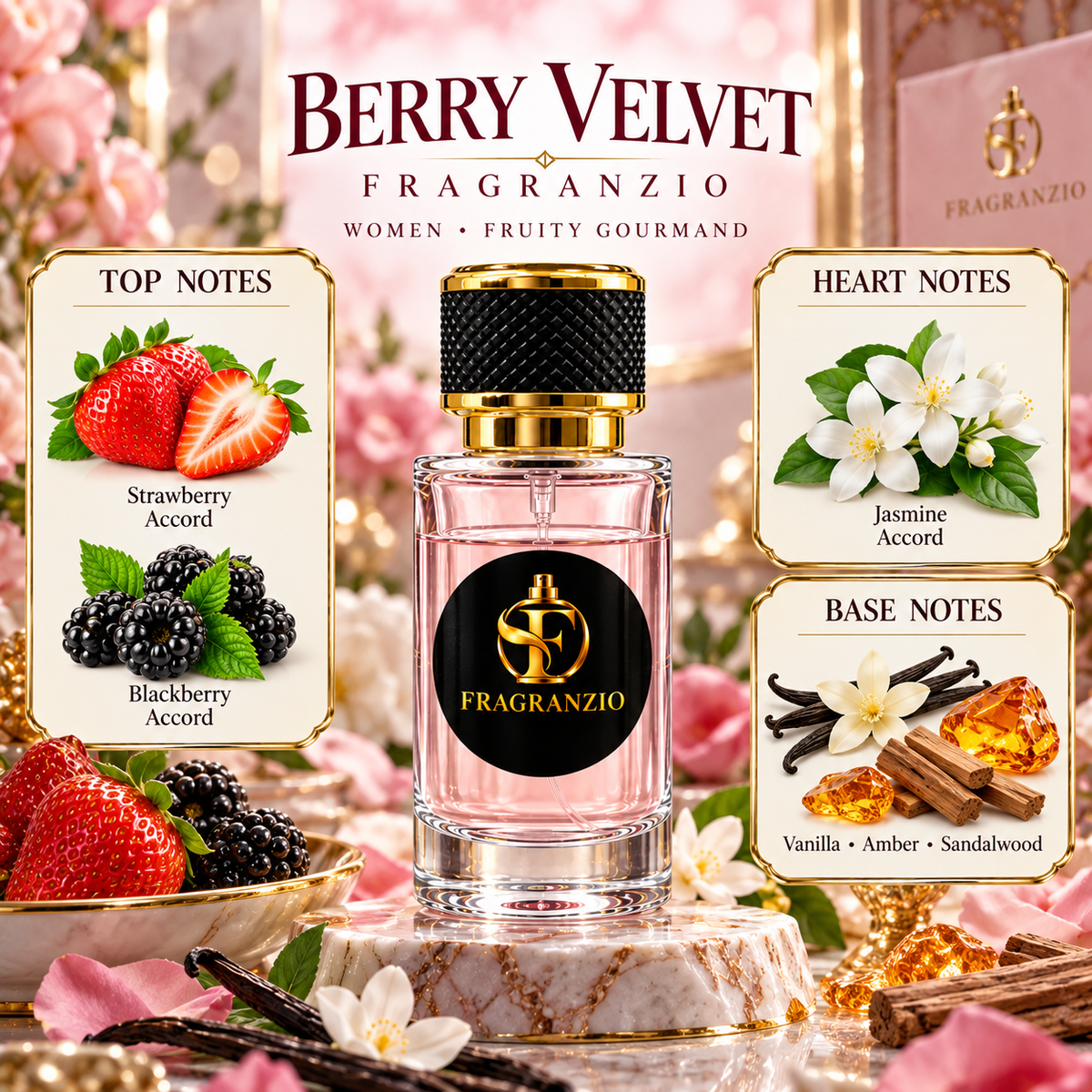 Fragranzio Berry Velvet fragrance notes