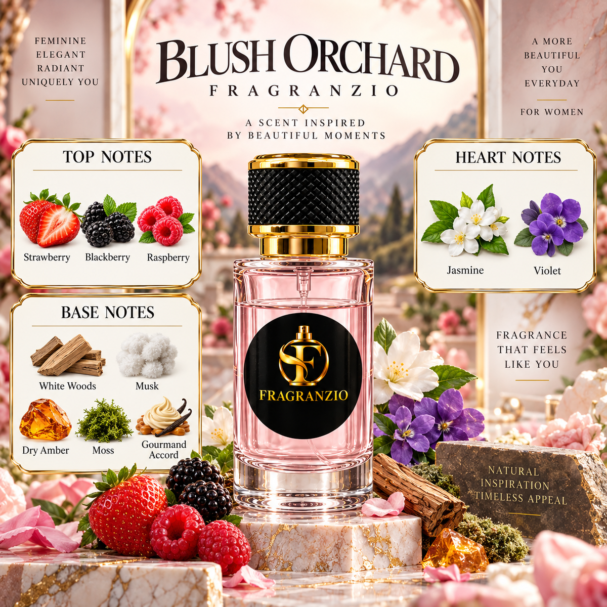 Fragranzio Blush Orchard fragrance notes