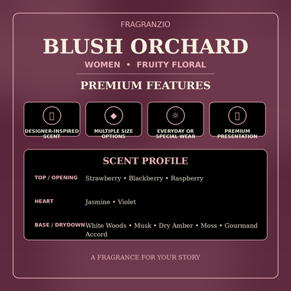 Fragranzio Blush Orchard premium features