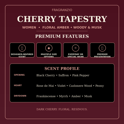 Fragranzio cherry tapestry premium features