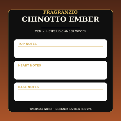 Fragranzio Chinotto Ember fragrance notes