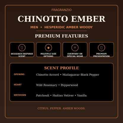 Fragranzio chinotto ember premium features