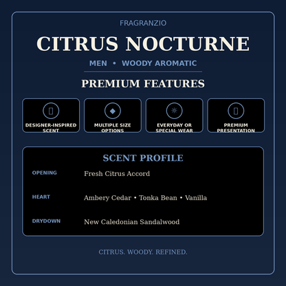 Fragranzio citrus nocturne premium features