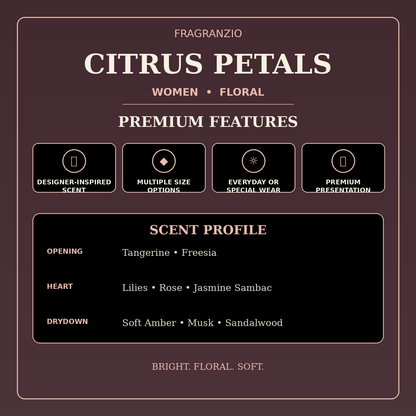 Fragranzio citrus petals premium features