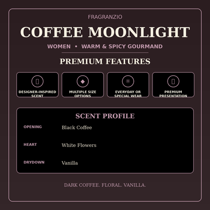 Fragranzio coffee moonlight premium features
