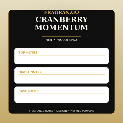 Fragranzio Cranberry Momentum fragrance notes