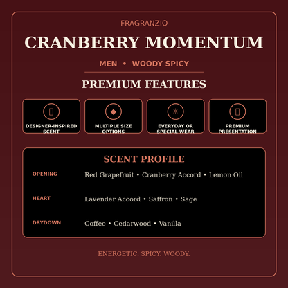 Fragranzio cranberry momentum premium features