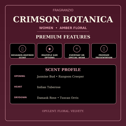 Fragranzio crimson botanica premium features