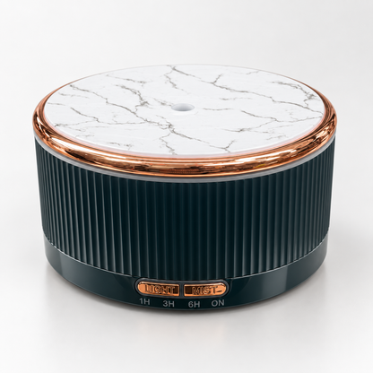 Fragranzio 500 mL marble-top essential oil diffuser in black