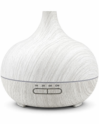 Fragranzio 500 mL whitewashed wood-grain aroma diffuser