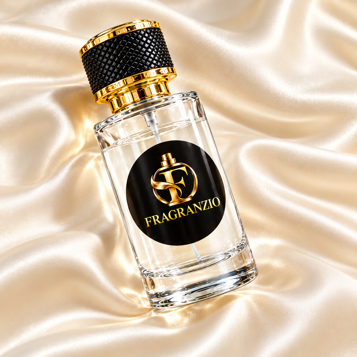 Fragranzio clear fragrance full bottle view 2