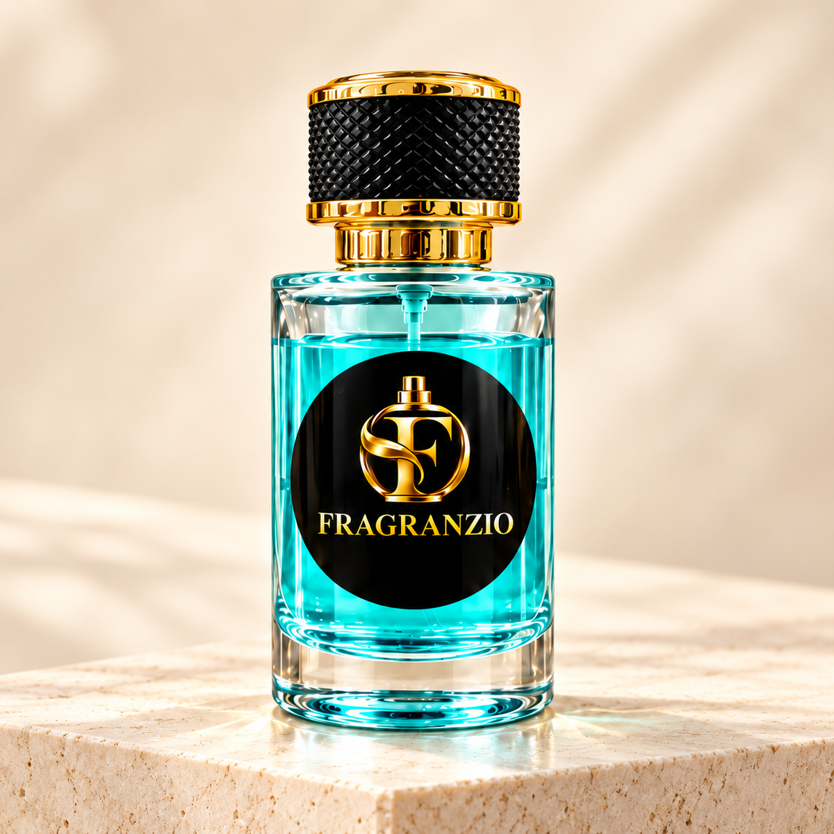 Citrus Turquoise full Fragranzio bottle view 2