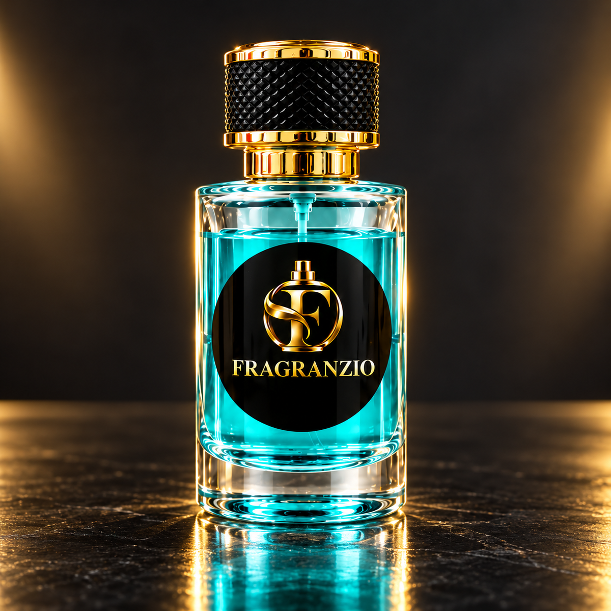 Citrus Turquoise full Fragranzio bottle view 4