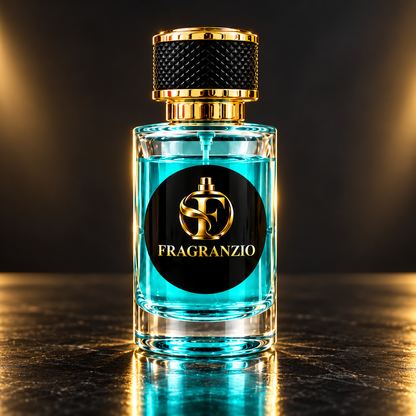 Citrus Turquoise full Fragranzio bottle view 4