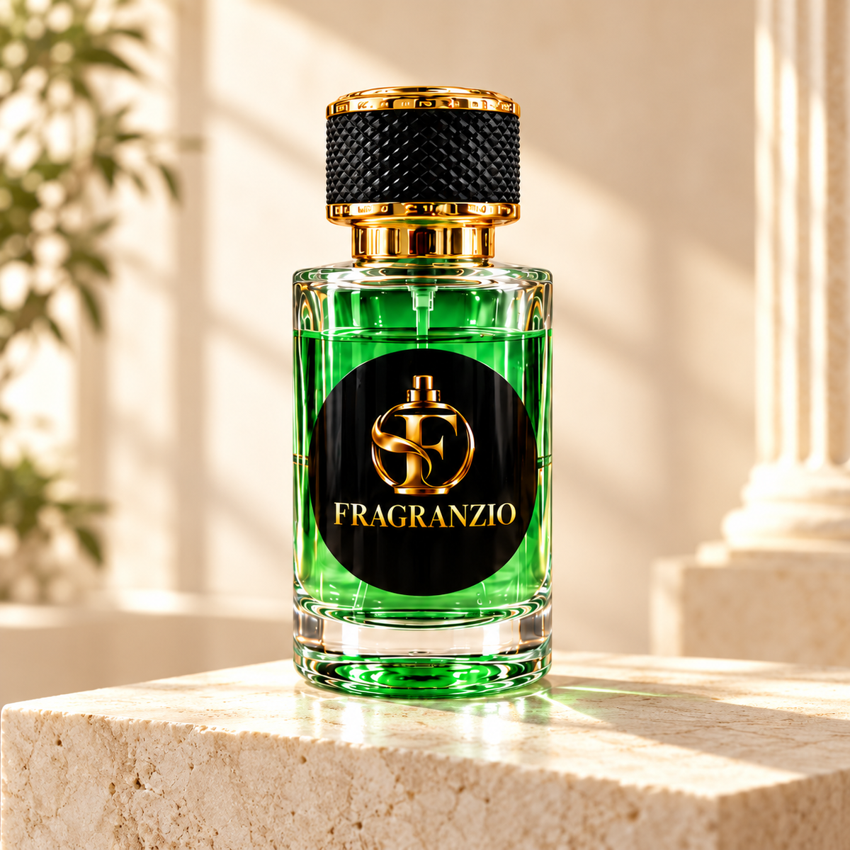 Fragranzio green fragrance full bottle view 1