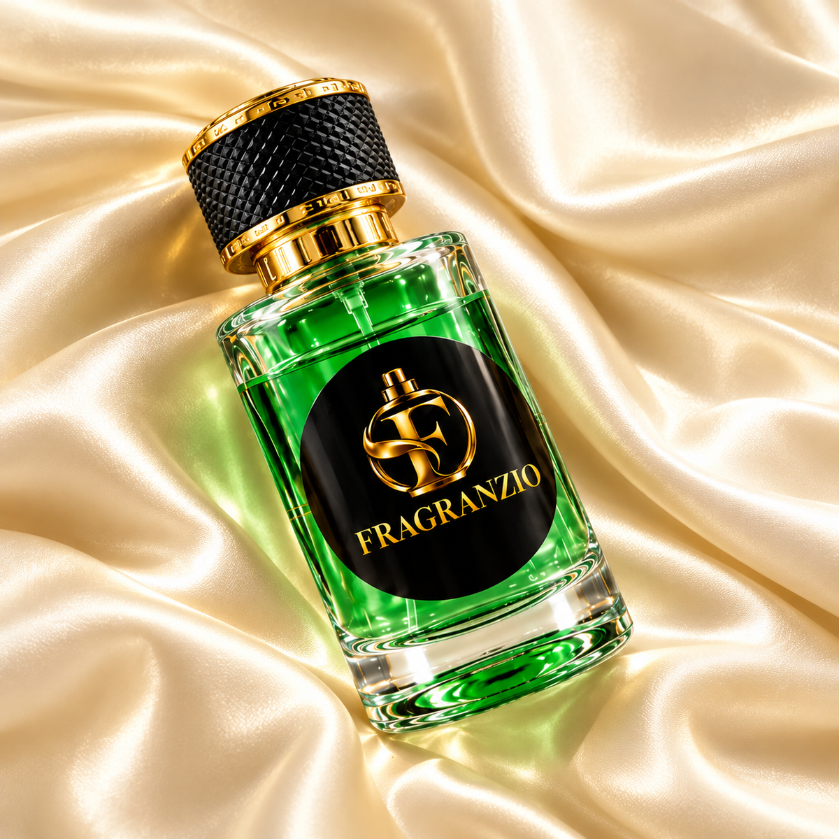Fragranzio green fragrance full bottle view 2