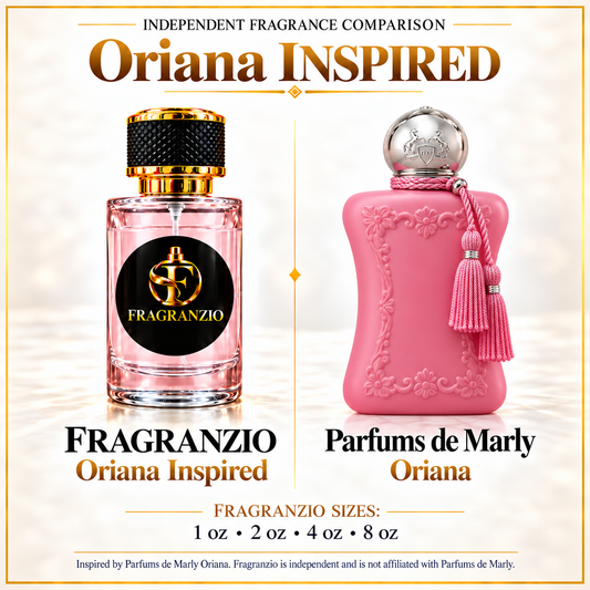Fragranzio Oriana Inspired independent fragrance comparison