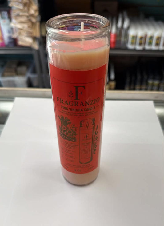 Fragranzio Pink Sinuata Candle 8 oz