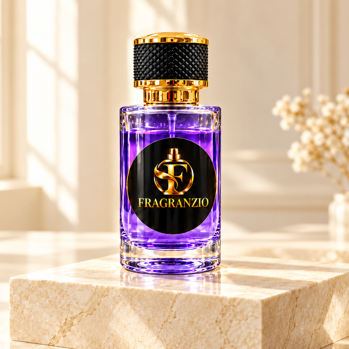 Fragranzio purple fragrance full bottle view 1