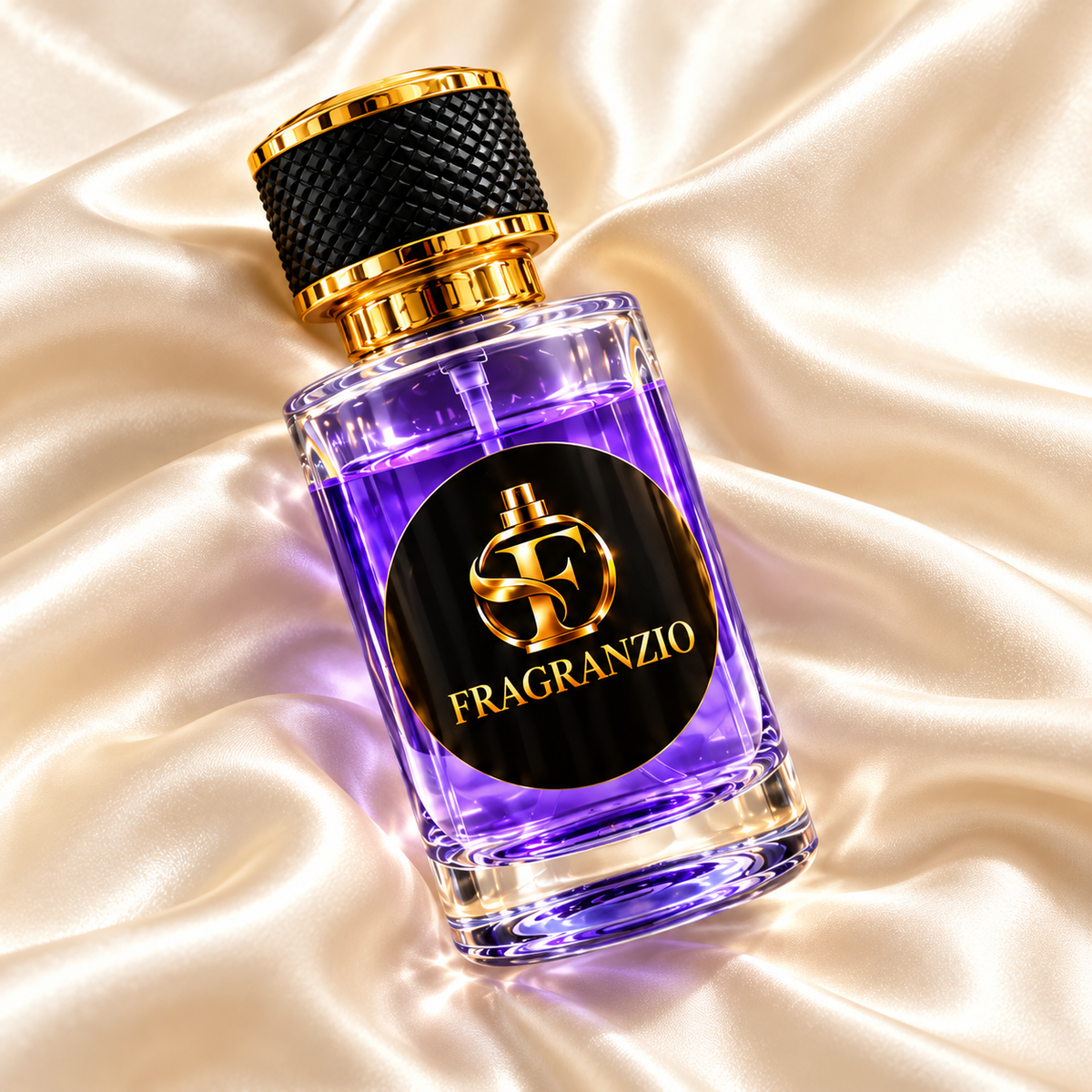 Fragranzio purple fragrance full bottle view 2