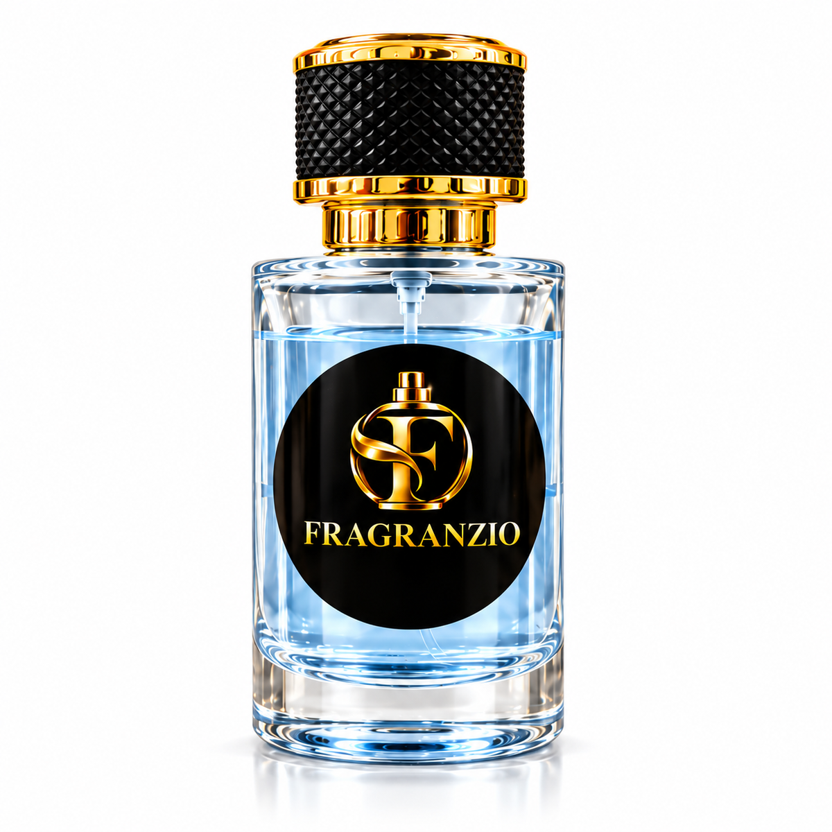 Pearl Coast complete Fragranzio bottle view 1 with matching transparent very pale icy blue