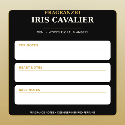 Fragranzio Iris Cavalier fragrance notes