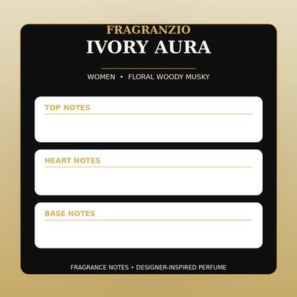Fragranzio Ivory Aura fragrance notes