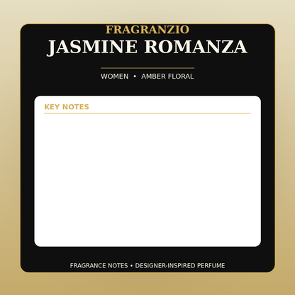 Fragranzio Jasmine Romanza fragrance notes