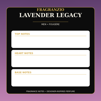 Fragranzio Lavender Legacy fragrance notes