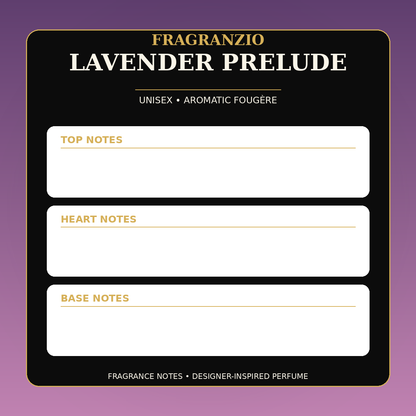 Fragranzio Lavender Prelude fragrance notes