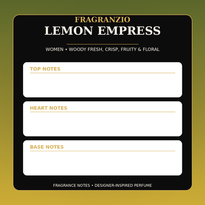 Fragranzio Lemon Empress fragrance notes