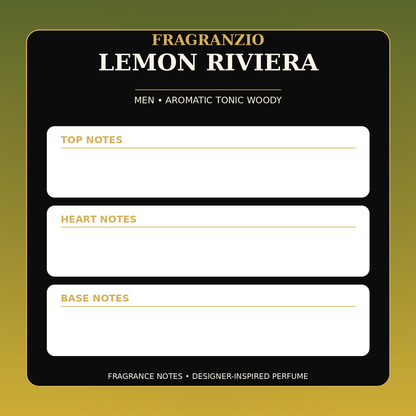 Fragranzio Lemon Riviera fragrance notes