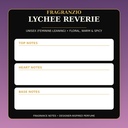 Fragranzio Lychee Reverie fragrance notes